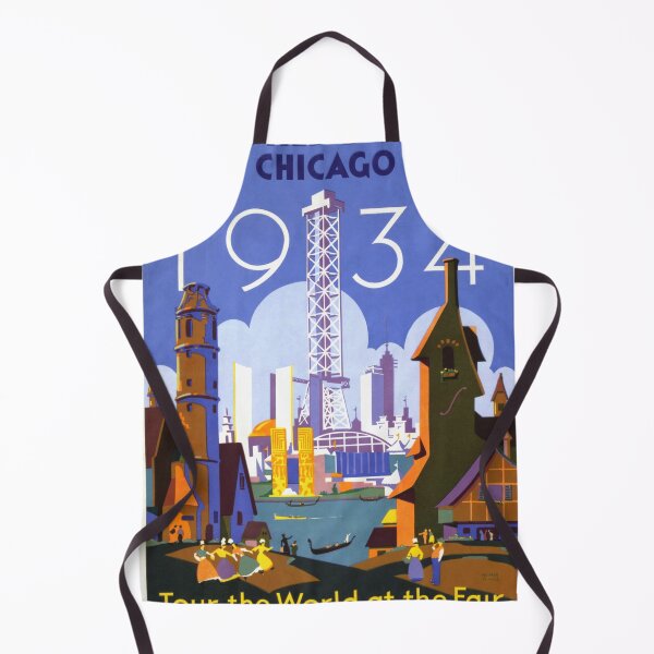 Item preview, Vintage 1934 World's Fair Poster designed and sold by Rue Market.