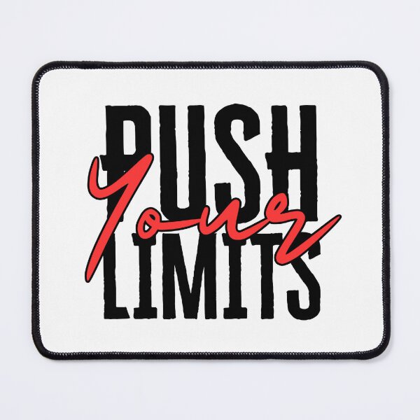 Item preview, Push Your Limits – Motivational Statement Design designed and sold by theinkedprintco.