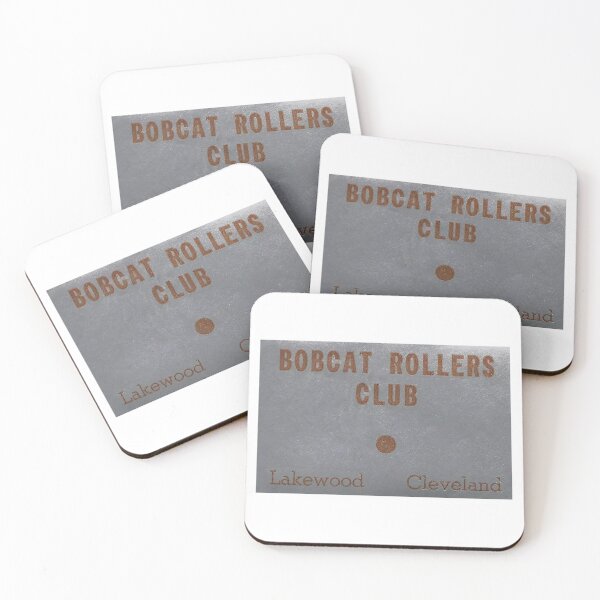 Item preview, Bobcat Rollers Club Lakewood & Cleveland Ohio Roller Skating Rink Sticker Decal Label designed and sold by tislord.