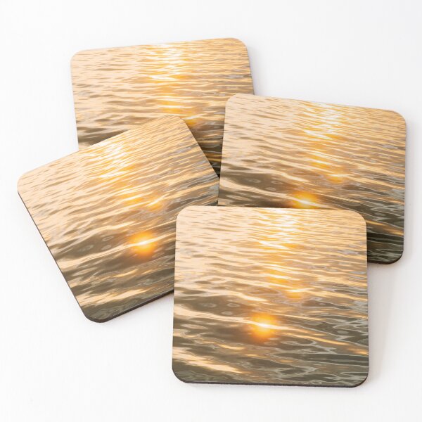 Item preview, Golden Sunlight on Water Nature Texture designed and sold by Wall Love.