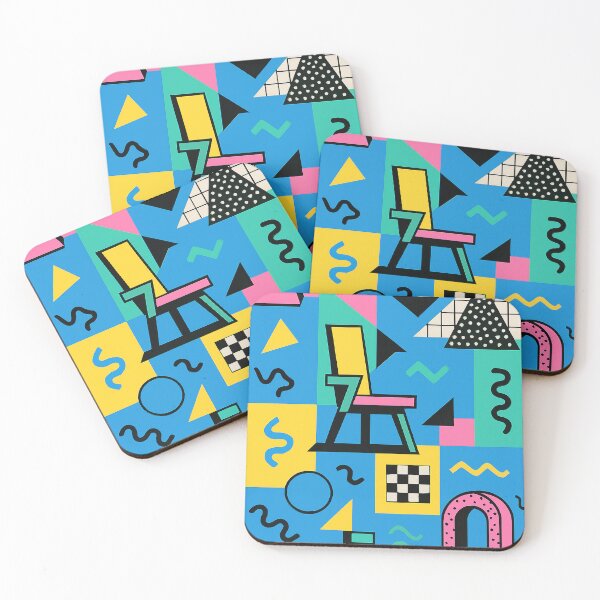 Item preview, Memphis Style Abstract Art – 80s Retro Geometric Pop Design with Bold Colors	 designed and sold by weirdfishes123.