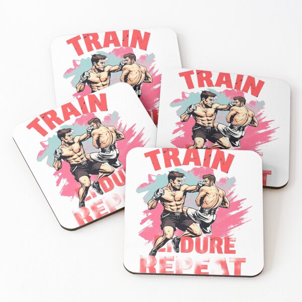 Item preview, Train Endure Repeat Martial Arts Motivation designed and sold by Martial-Art-23.