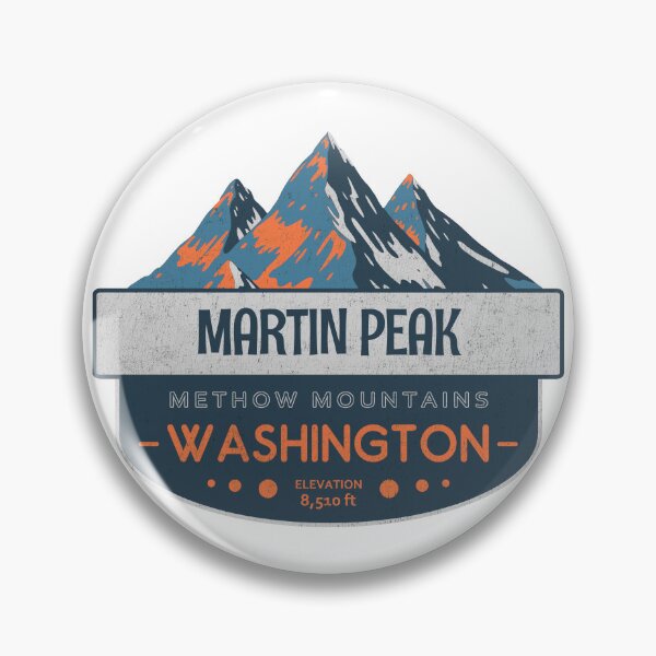 Item preview, Martin Peak, Methow Mountains, Washington, Mountain Design designed and sold by Wanderful-roads.