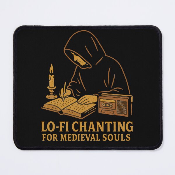 Item preview, Lo-Fi Chanting for Medieval Souls – Retro Monk Aesthetic designed and sold by freackly.