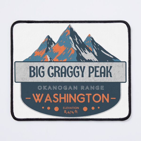 Item preview, Big Craggy Peak, Okanogan Range, Washington, Mountain Design designed and sold by Wanderful-roads.