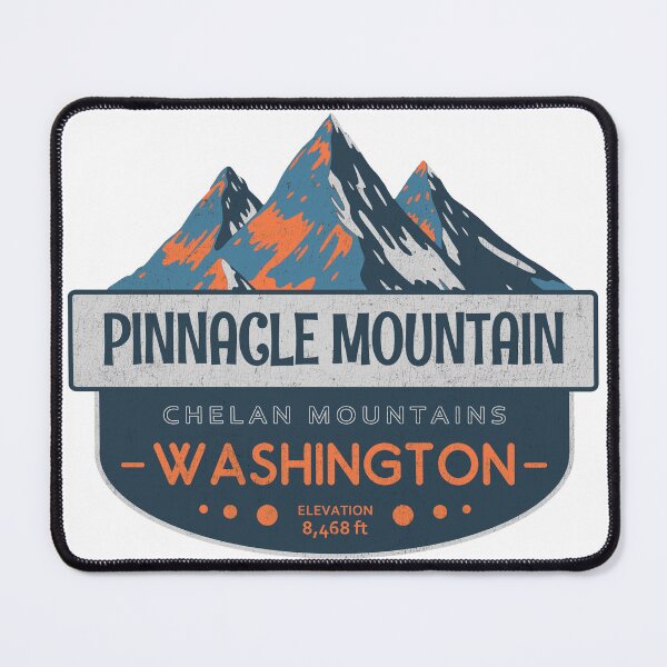 Item preview, Pinnacle Mountain, Chelan Mountains, Washington, Mountain Design designed and sold by Wanderful-roads.