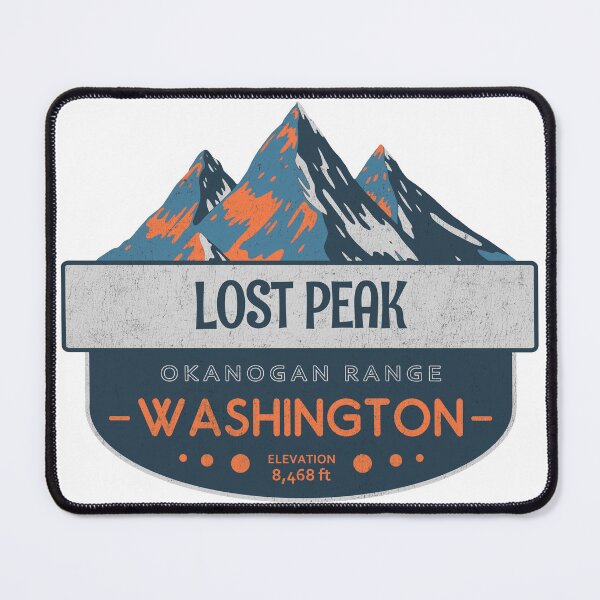 Item preview, Lost Peak, Okanogan Range, Washington, Mountain Design designed and sold by Wanderful-roads.