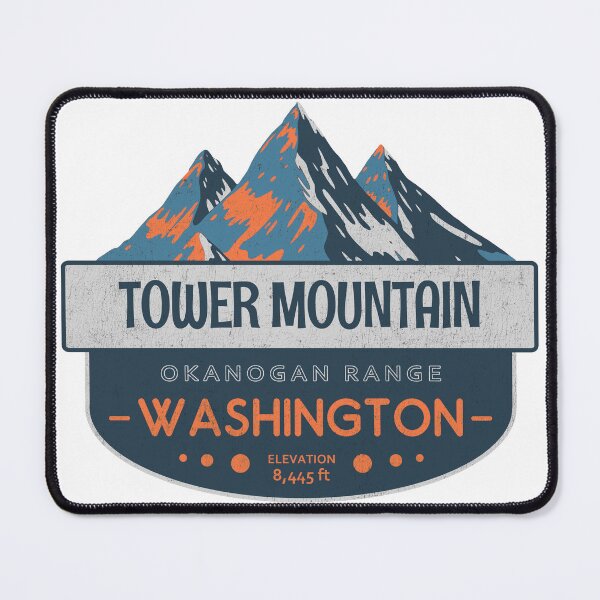 Item preview, Tower Mountain, Okanogan Range, Washington, Mountain Design designed and sold by Wanderful-roads.