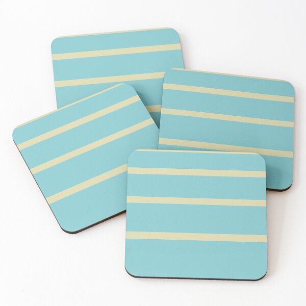 Item preview, Teal and Yellow Sensible Stripes designed and sold by jademonkey.