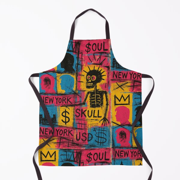 Item preview, Neo-Expressionist Skull Art – Urban Graffiti Style with New York and Pop Silhouettes	 designed and sold by weirdfishes123.