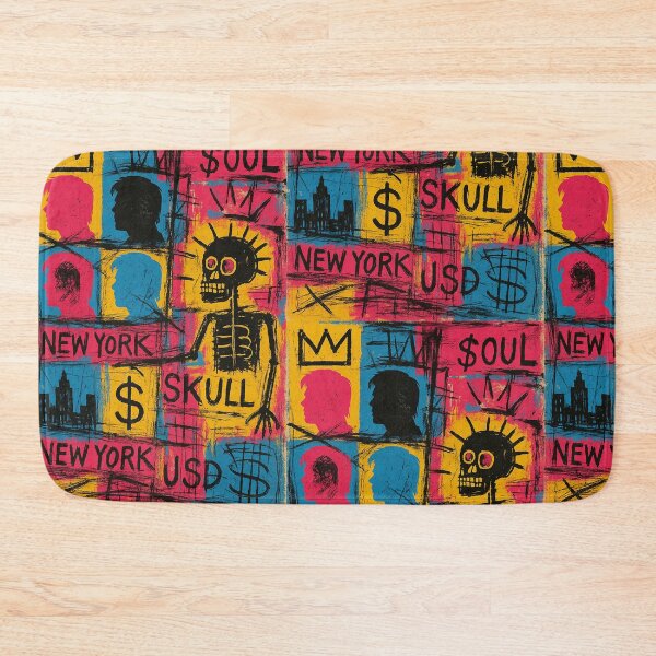 Item preview, Neo-Expressionist Skull Art – Urban Graffiti Style with New York and Pop Silhouettes	 designed and sold by weirdfishes123.