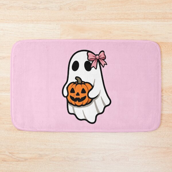 Item preview, Spooky Ghost With Pink Bow designed and sold by FarieArt.