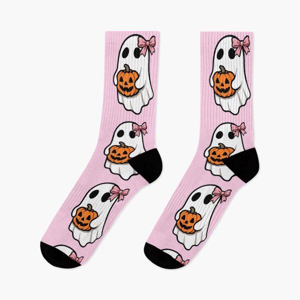 Item preview, Spooky Ghost With Pink Bow designed and sold by FarieArt.