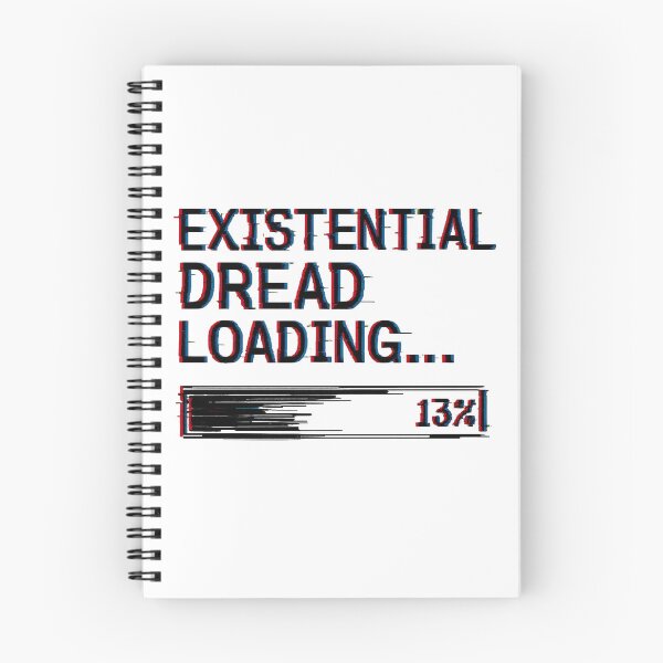 Item preview, Existential Dread Loading – Fake Progress Bar Glitch Meme designed and sold by VibeSnax.