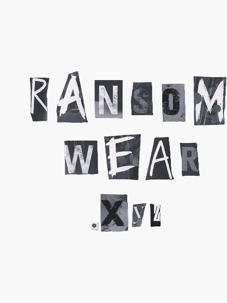 Thumbnail 3 of 3, Sticker, Ransom Wear xyz designed and sold by LindasPhotoArt.
