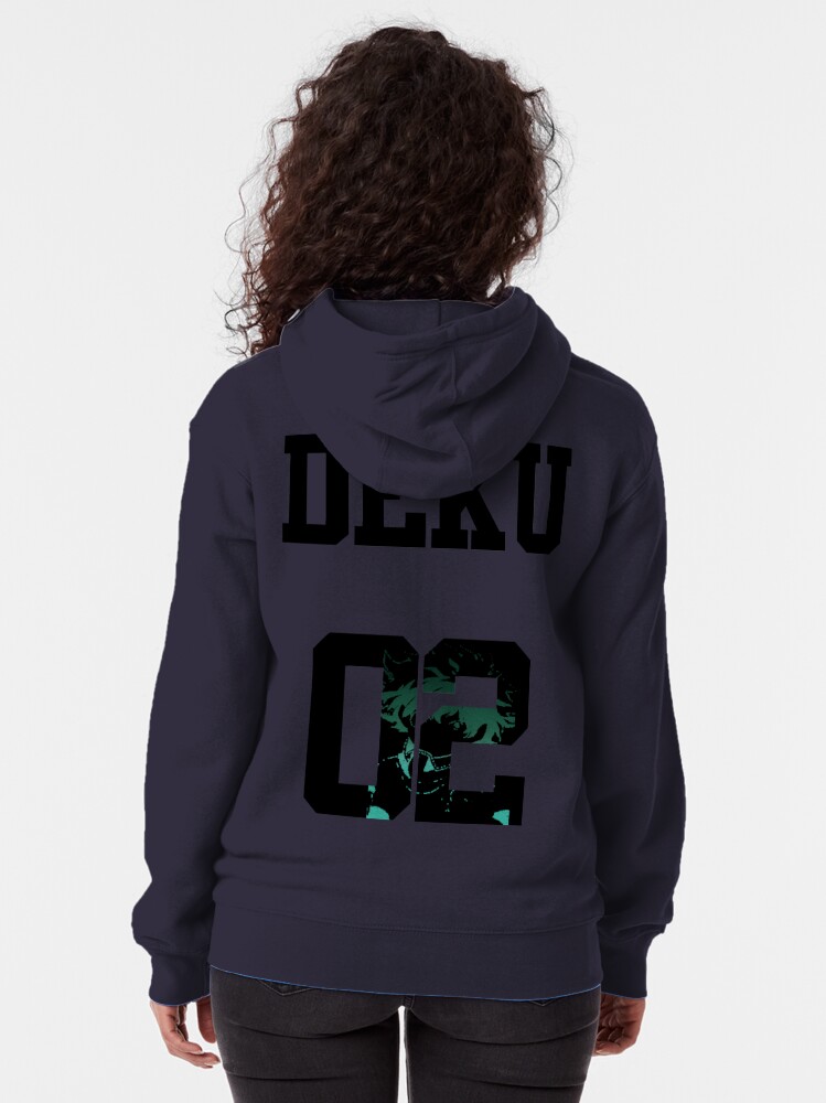 Download "Deku jersey" Zipped Hoodie by DangerousTurtle | Redbubble