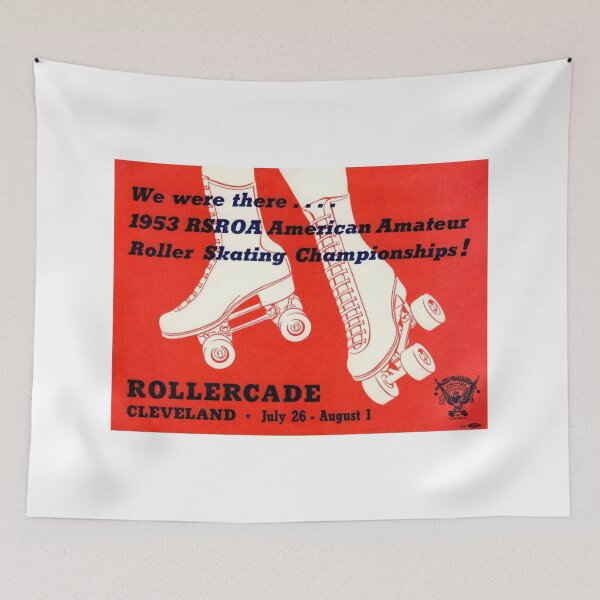 Item preview, Rollercade Cleveland Ohio Roller Skating Rink Sticker Decal Label Design 2 designed and sold by tislord.