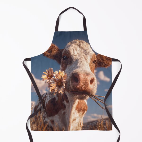 Item preview, A cow and a flower designed and sold by sheptonian.