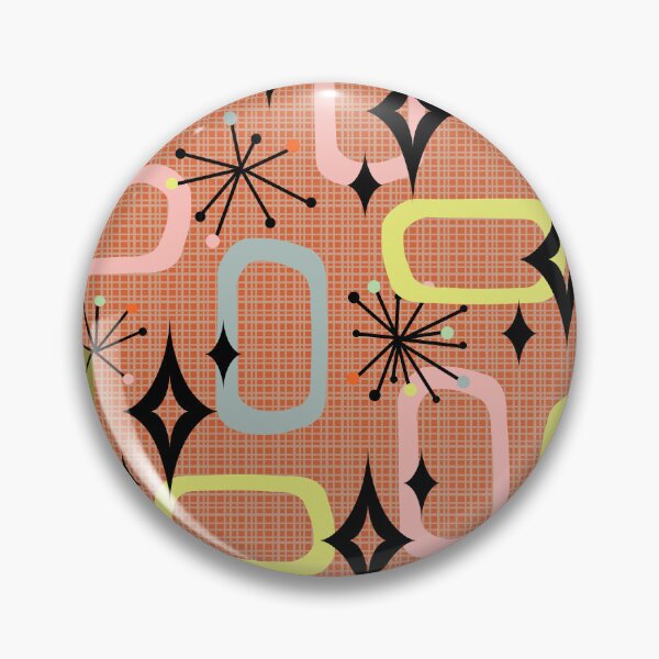 Item preview, Retro 60's Burnt Orange Minimal Design designed and sold by Sharon Schwalbe.