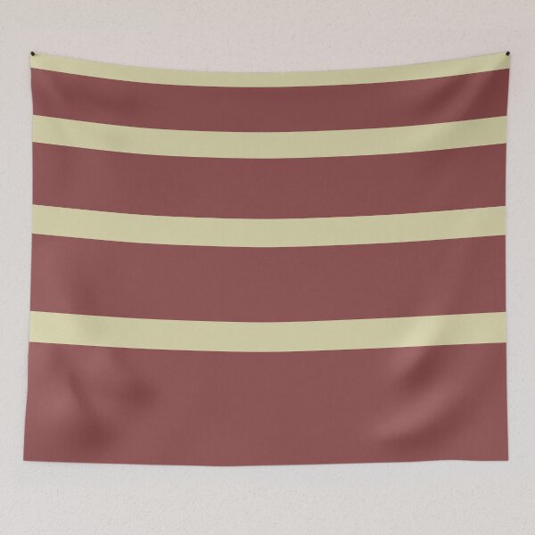 Item preview, Marvelous Maroon and Beige Stripes designed and sold by jademonkey.