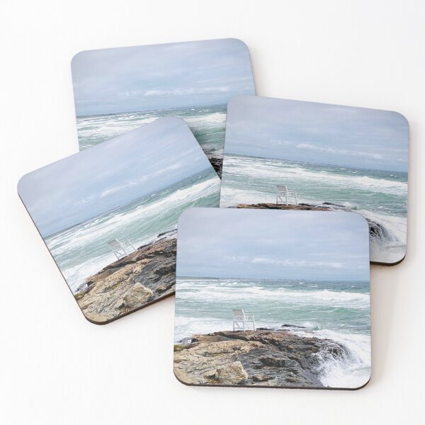 Item preview, Guarding the Shore: Waves at Marginal Way designed and sold by Willow Sage.
