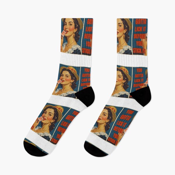 Item preview,  You got to lick it before you stick it! designed and sold by NicMacTees.