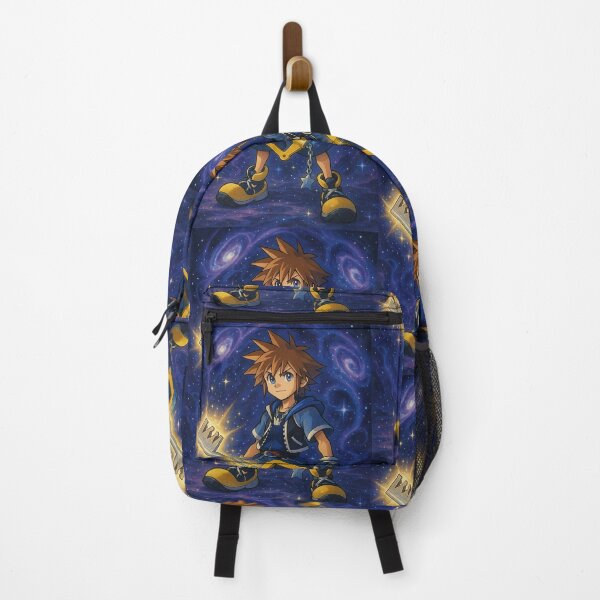 Item preview, Anime Hero with Giant Key in Galaxy – Fantasy Adventure Boy Art designed and sold by weirdfishes123.
