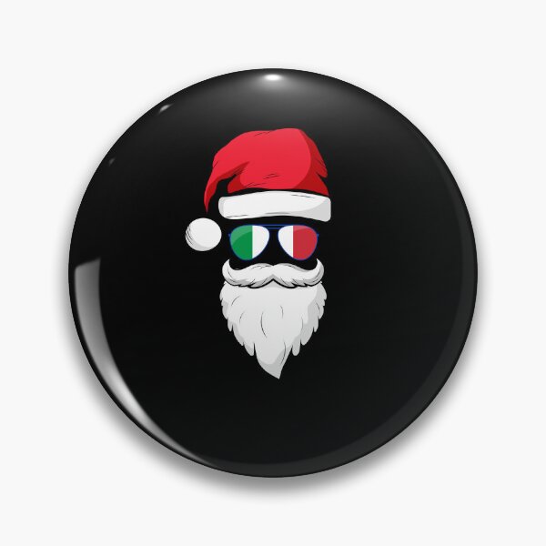 Item preview, Italian Santa with Italy flag sunglasses Funny Santa hat designed and sold by snowry.