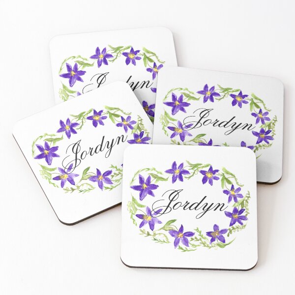 Item preview, Jordyn name girls Flowers wreath designed and sold by Artbymonika.
