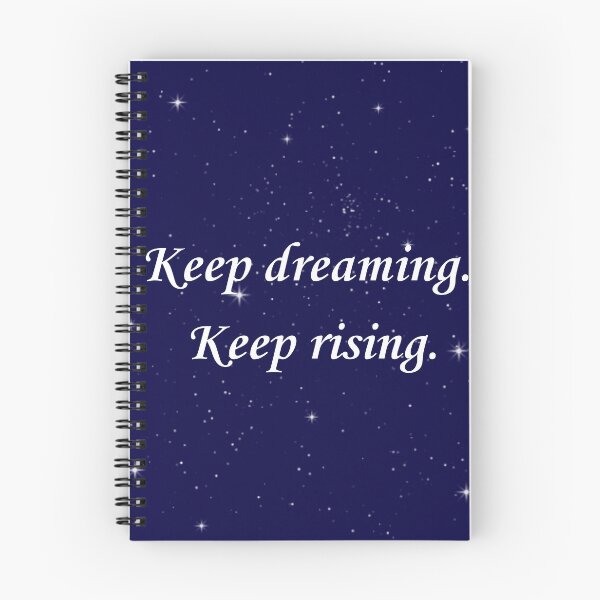 Item preview, Keep Dreaming. Keep Rising – Minimal Starry Night Inspirational Design designed and sold by Creative-Tribe.