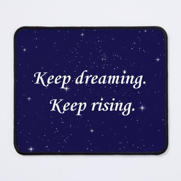 Item preview, Keep Dreaming. Keep Rising – Minimal Starry Night Inspirational Design designed and sold by Creative-Tribe.