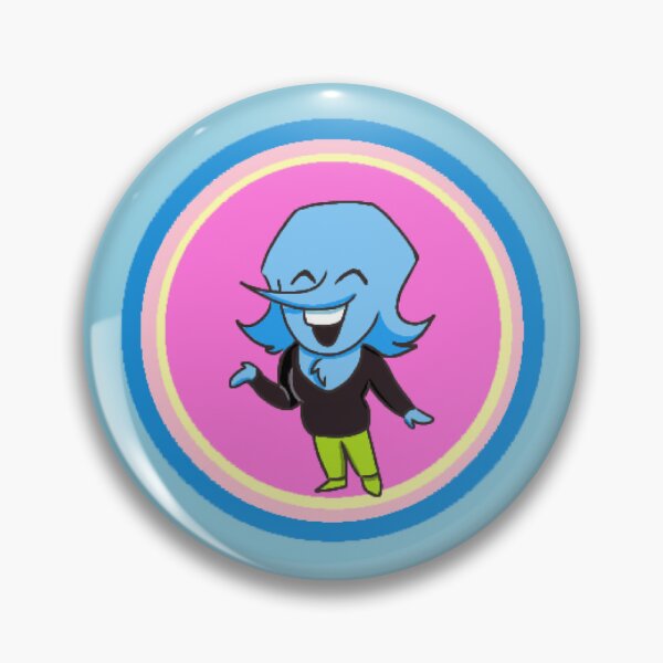 Item preview, Blue Spamton Button designed and sold by laughingfranki.