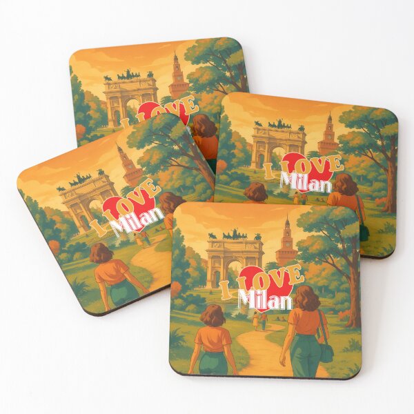 Artikelvorschau, Greetings from MILAN - PARCO SEMPIANO - Retro Vintage Design entworfen und verkauft von Earth Celebration Designs.