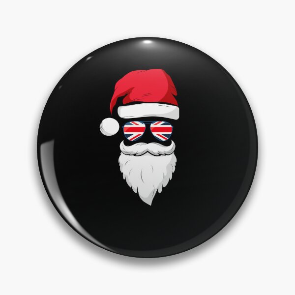 Item preview, Santa hat with UK flag sunglasses Funny United Kingdom Santa designed and sold by snowry.