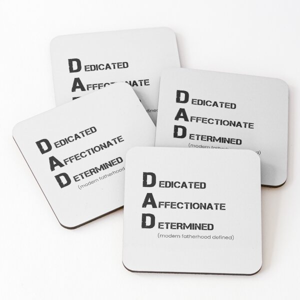 Item preview, DAD Dedicated Affectionate Determined Acronym Design designed and sold by DesignsByDadUK.