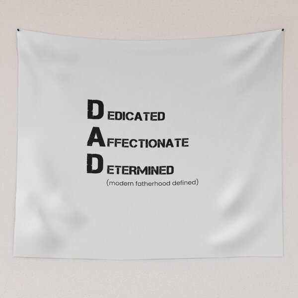 Item preview, DAD Dedicated Affectionate Determined Acronym Design designed and sold by DesignsByDadUK.