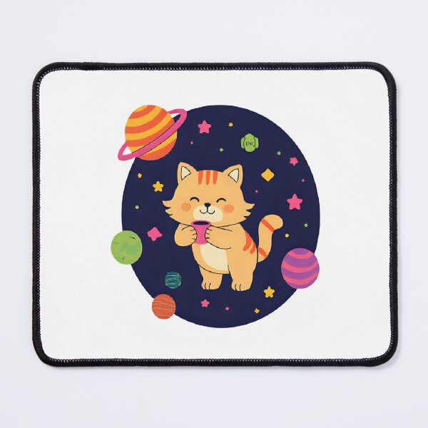 Item preview, Cosmic Coffee Cat designed and sold by StickerStudio14.
