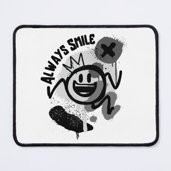 Item preview, Always Smile - Black designed and sold by Trend0ver.