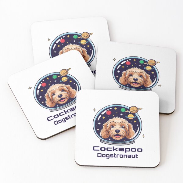 Item preview, Cockapoo Dogstronaut – Cute Space Dog  designed and sold by The Real Life Symphony.