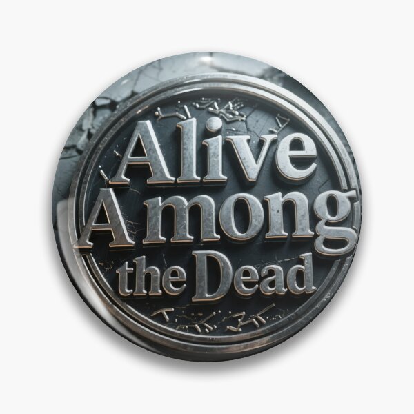 Item preview, Metallic Medallion with Engraved Text on Cracked Dry Surface designed and sold by Creative88Art.