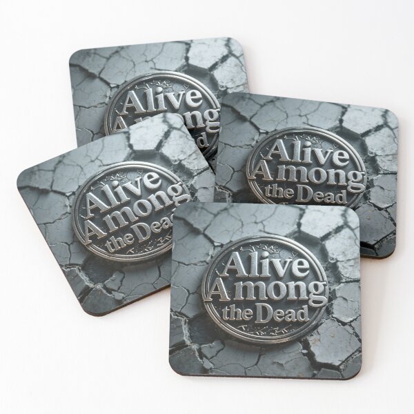 Item preview, Metallic Medallion with Engraved Text on Cracked Dry Surface designed and sold by Creative88Art.