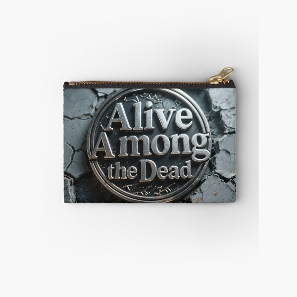 Item preview, Metallic Medallion with Engraved Text on Cracked Dry Surface designed and sold by Creative88Art.