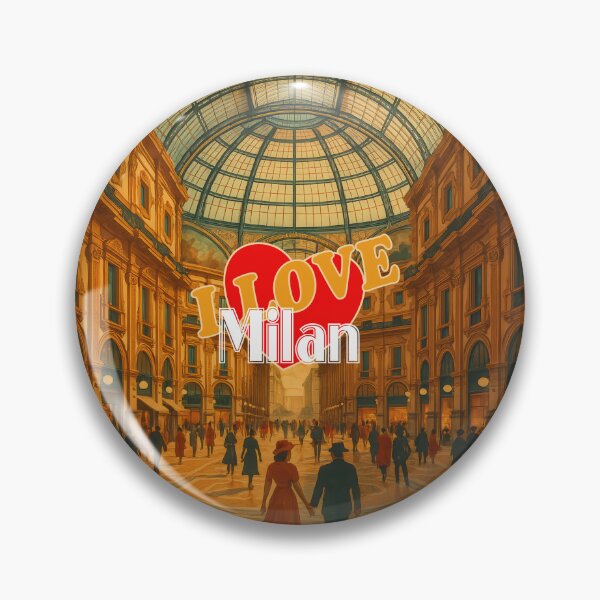 Artikelvorschau, Greetings from MILAN - GALLERIA VITTORIO EMANUELLE - Retro Vintage Design entworfen und verkauft von Earth Celebration Designs.
