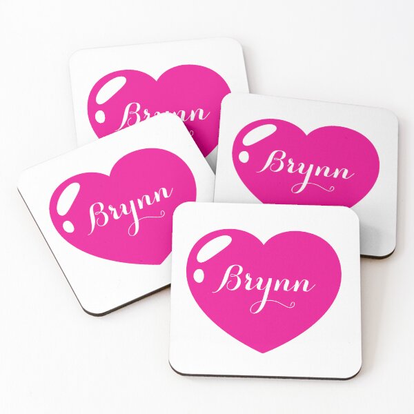 Item preview, Brynn Name with hot Pink Heart  designed and sold by Monika Howarth.