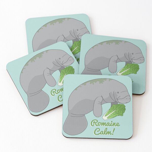 Item preview, Romain Calm Manatee designed and sold by ArtByBreah.