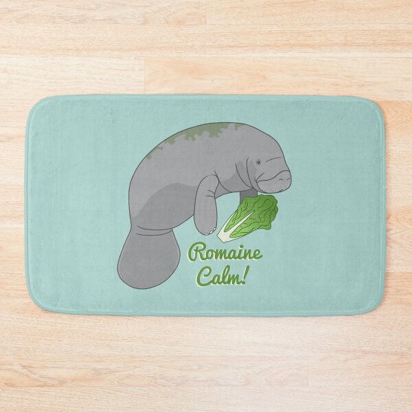 Item preview, Romain Calm Manatee designed and sold by ArtByBreah.