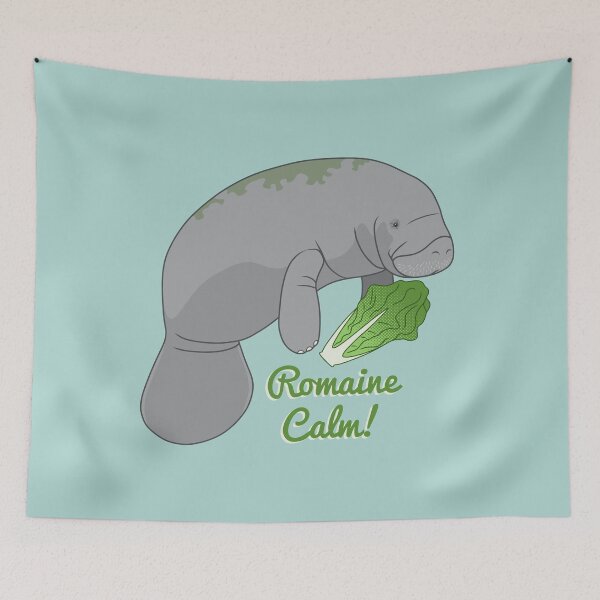 Item preview, Romain Calm Manatee designed and sold by ArtByBreah.