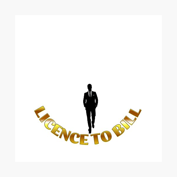 Aperçu de l'œuvre Licence masculine pour facturer créée et vendue par WitAndWrit.