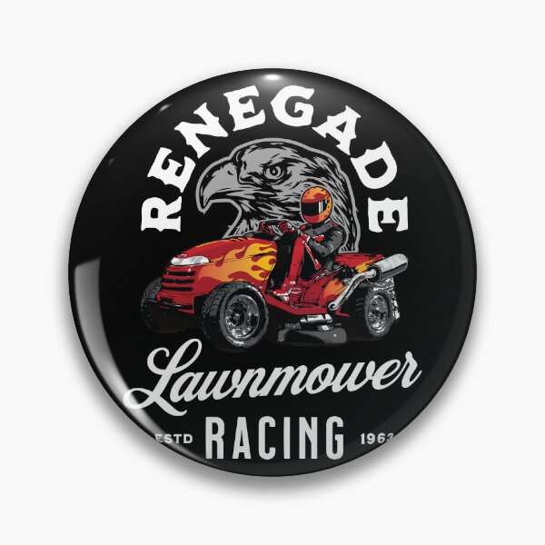 Item preview, Renegade Lawnmower Racing - White Text - Lawn Mower Racing designed and sold by RaceDayRags.