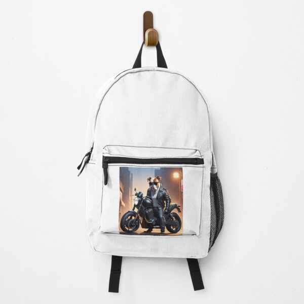 Item preview, Bulldog Rider – Biker Dog Streetwear Art designed and sold by Printeca.
